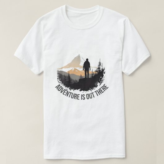 Avontuur is er een grafisch T-shirt (Design voorkant)
