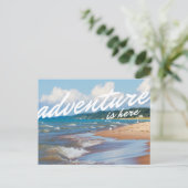 Avontuur is hier - Up North Michigan Briefkaart (Staand voorkant)