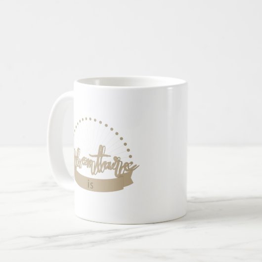 Avontuur is koffiemok (Voorkant links)