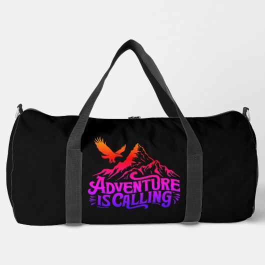 Avontuur is ontwerpen noemen plunjezak (Voorkant)