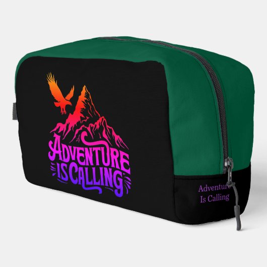 Avontuur is ontwerpen noemen toilettasje (Rechterhoek)