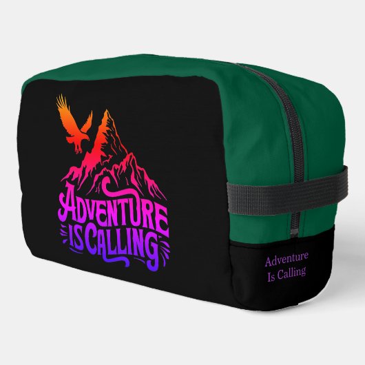 Avontuur is ontwerpen noemen toilettasje (Linkerhoek)