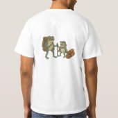 avontuur kikkers kort verhaal t-shirt (Achterkant)