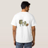 avontuur kikkers kort verhaal t-shirt (Achterkant volledig)