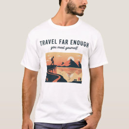 Avontuur Landschapsillustratie T-shirt