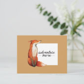 avontuur meer vos briefkaart (Staand voorkant)