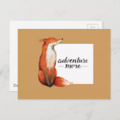 avontuur meer vos briefkaart (Voorkant / Achterkant)