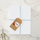 avontuur meer vos cadeaulabel (Met Touw)