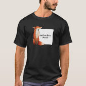 avontuur meer vos t-shirt (Voorkant)