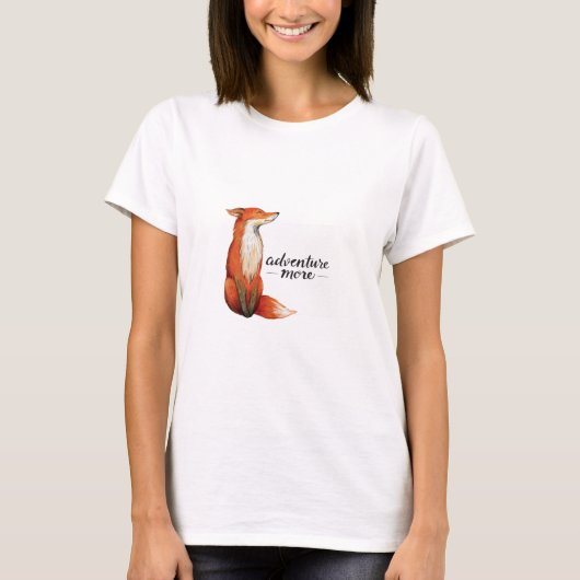 avontuur meer vos t-shirt (Voorkant)