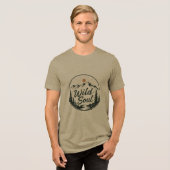 Avontuur met Wilde Ziel Tri-Blend Shirt (Voorkant volledig)