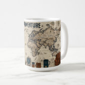 Avontuur: minimalistisch op reizen geïnspireerd Mo Koffiemok (Voorkant rechts)