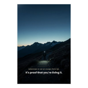 Avontuur Motivatieverklaring Perfect Poster
