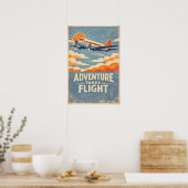 Avontuur Neemt de Lucht Poster (Keuken)