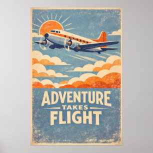 Avontuur Neemt de Lucht Poster