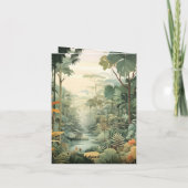 Avontuur Oerwoud Dieren Baby shower Bedankkaart (Achterkant)