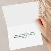 Avontuur Pap | Groene foto Happy Vaderdag Kaart