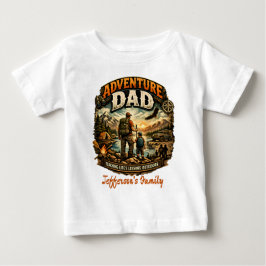 Avontuur Papa T-shirt – Vintage Outdoor Kamperen