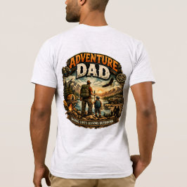 Avontuur Papa T-shirt – Vintage Outdoor Kamperen