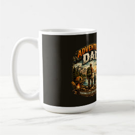 Avontuur Papa T-shirt – Vintage Outdoor Kamperen Koffiemok
