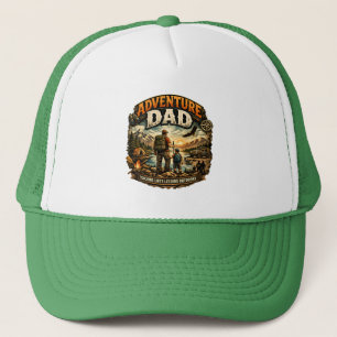 Avontuur Papa T-shirt – Vintage Outdoor Kamperen  Trucker Pet