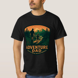 Avontuur Papa T-shirt – Vintage Outdoor wandelen