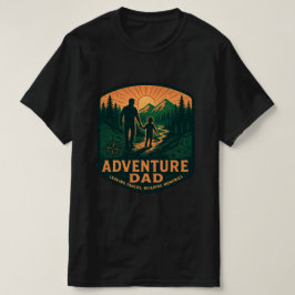 Avontuur Papa T-shirt – Vintage Outdoor wandelen