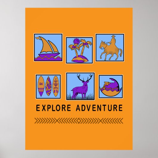 avontuur poster (Voorkant)