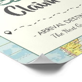 avontuur | Reis | Bagageaanvraag/Voorraadteken Poster (Hoek)