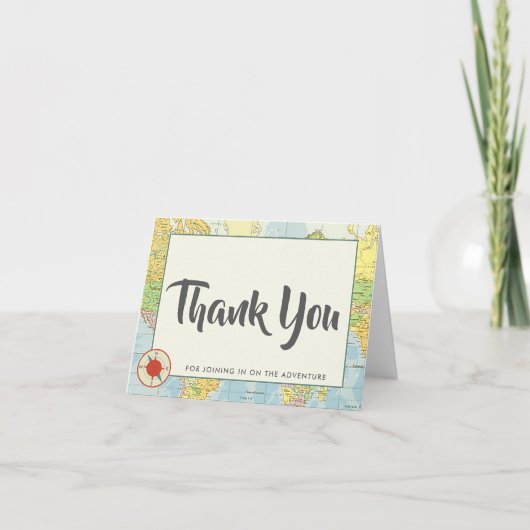 avontuur | Reis | Hartelijk dank Bedankkaart (Voorkant)