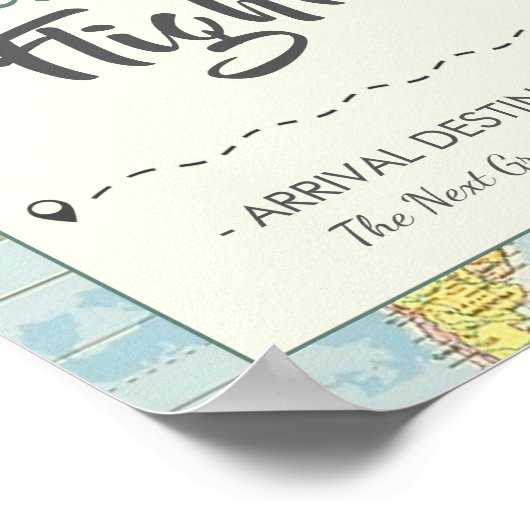 avontuur | Reis | Teken dessert Poster (Hoek)