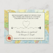 avontuur | Reis | Uitnodiging Briefkaart (Achterkant)