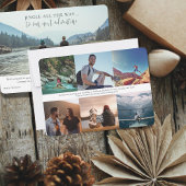 Avontuur Reizen Foto's Collage Kerstmis Feestdagenkaart