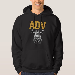 Avontuur Rijder Off-Road Motorrijder ADV 1250 Reis Hoodie