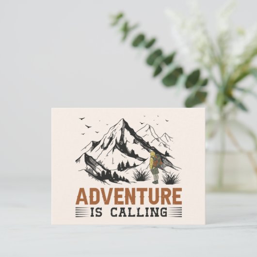 Avontuur roept Briefkaarten (Staand voorkant)
