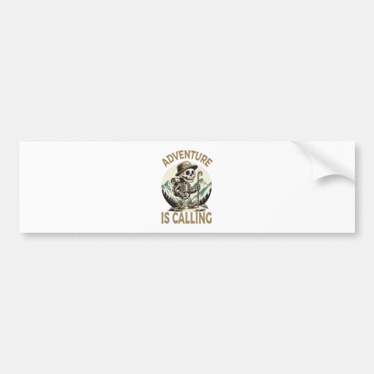 Avontuur roept bumpersticker (Voorkant)