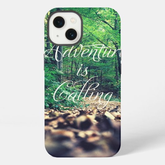 Avontuur roept iPhone hoesje (Achterkant)