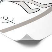 Avontuur Roept Schattige Hond Poster (Hoek)