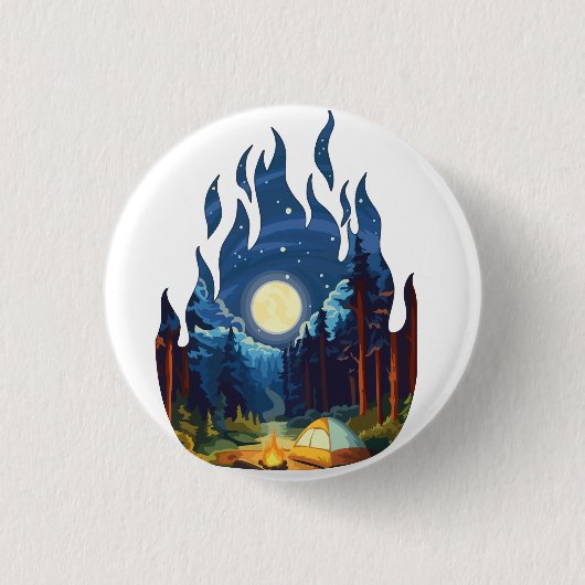 avontuur ronde button 3,2 cm (Voorkant)