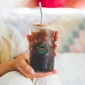 Avontuur samen sinds | Bruiloft Monogram Blikvorm Glas