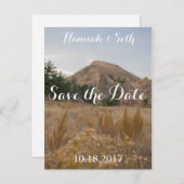 Avontuur Save the Date Briefkaart (Voorkant / Achterkant)