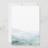 Avontuur Sneeuwbos Dieren Winter Baby shower Kaart (Achterkant)