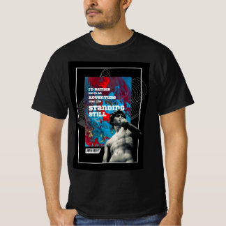 Avontuur Spreuk - Leef Volledig Motiverende T-shi T-shirt