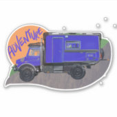 Avontuur sticker op het land (Voorkant)