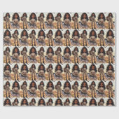 Avontuur & Stijl Wolf Cadeaupapier (Vlak)