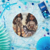 Avontuur & Stijl Wolf Papieren Bordje (Feest)