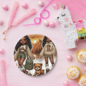 Avontuur & Stijlwandelen Papieren Bordje (Feest)