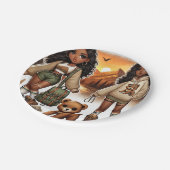 Avontuur & Stijlwandelen Papieren Bordje (Gekanteld)