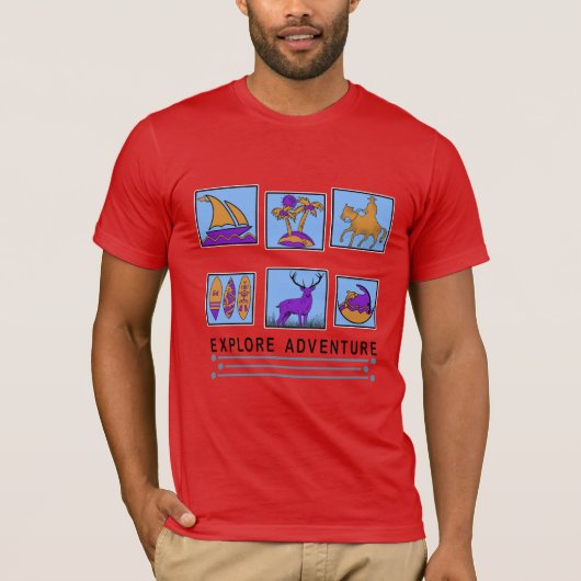 avontuur t-shirt (Voorkant)