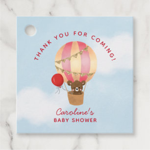 Avontuur Thema Baby shower Meisje Dank U Bedankjes Labels